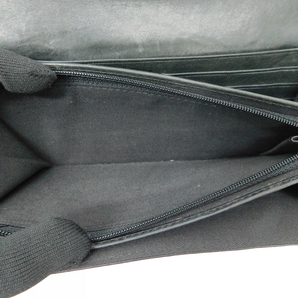 GIVENCHY Leather Long Wallet Black Packaging - Picture 5 of 10